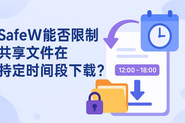 Safew 是否支持对共享文件设定特定的下载时段限制？